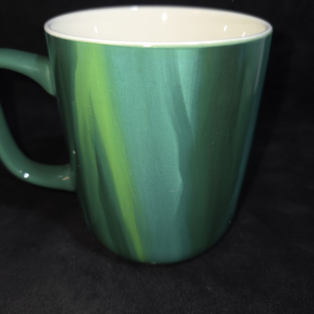 Starbucks Green Marbled Ceramic Mug - Picture 2 of 7
